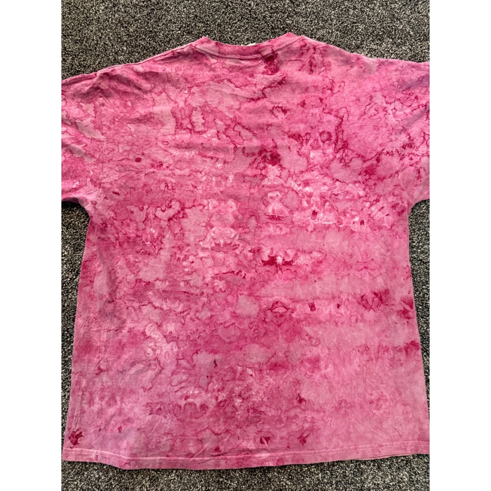Vintage Time 2 Celebrate Pink Tie Dye T Shirt XL Mens Short Sleeve Cotton Tee - Picture 5 of 6